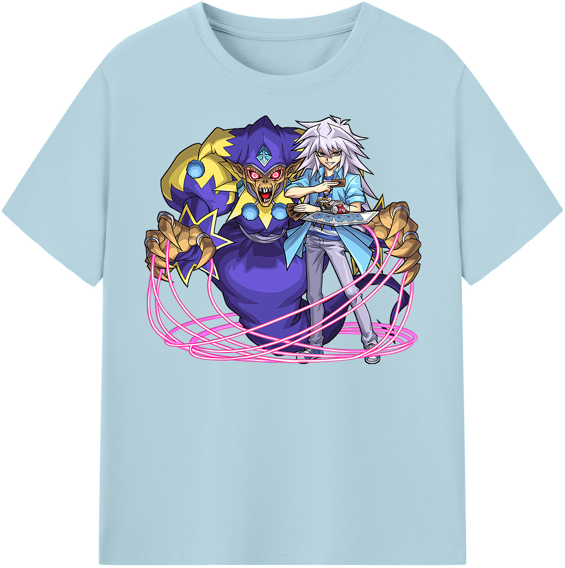 （画像用） 遊☆戯☆王 Yu-Gi-Oh! 綿100％半袖Tシャツ（フロントプリント）
